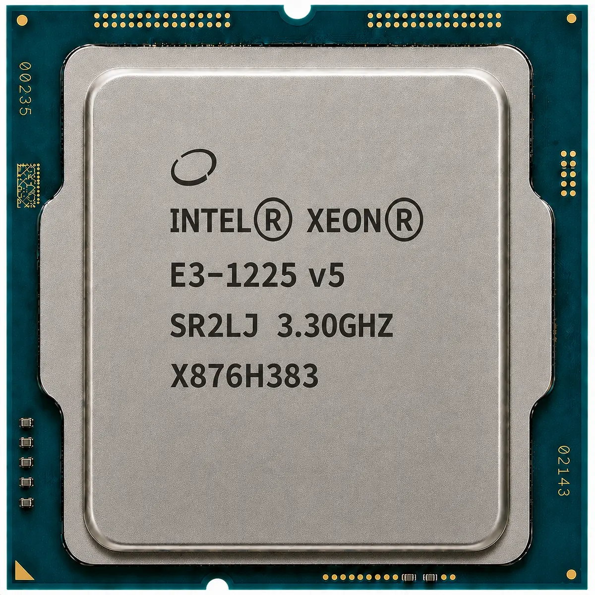 Intel Xeon E3-1225 v5 Server Processor, 4-Core, LGA1151